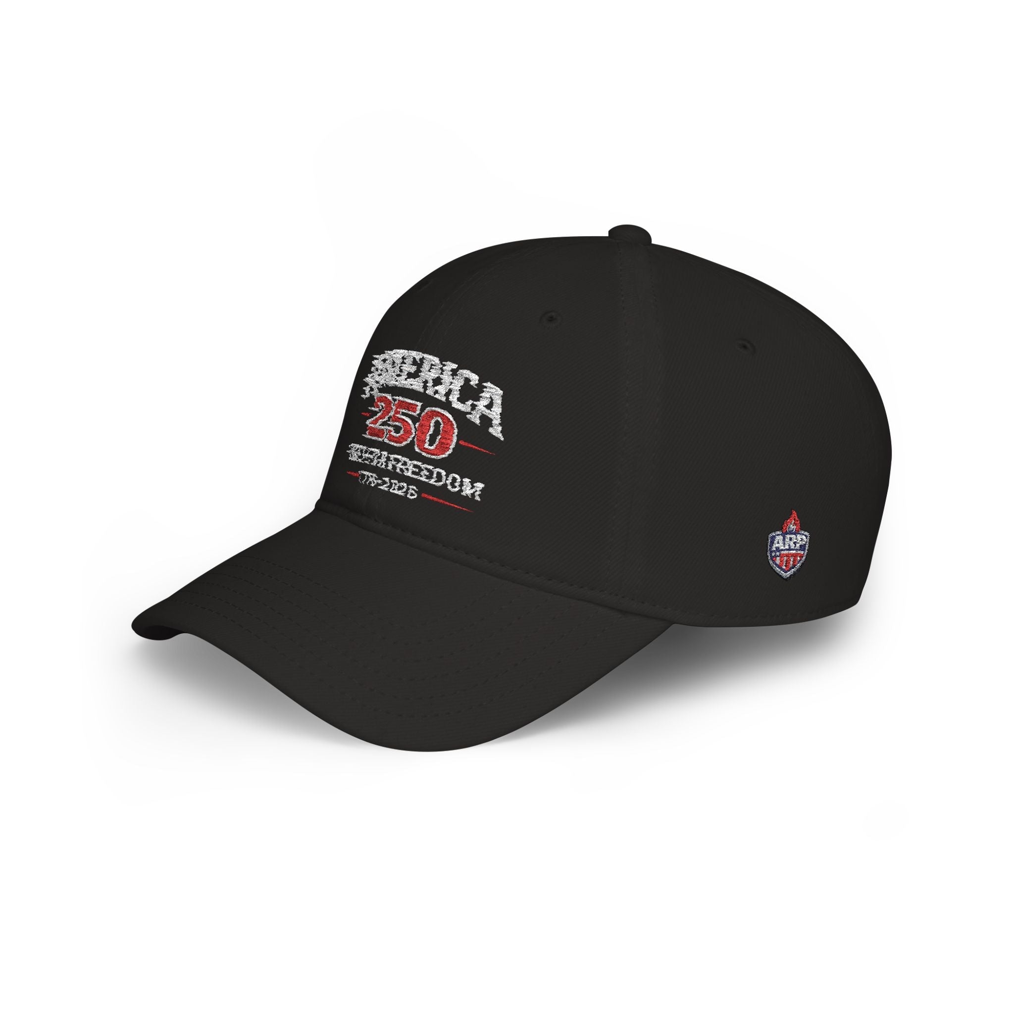 America 250 Low Profile Baseball Cap – Fight for Freedom 1776–2026 - Americas RAGING Politics