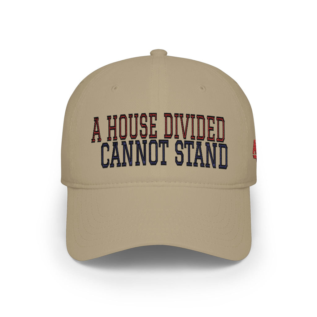 A House Divided Cannot Stand | Embroidered Patriotic Hat - Americas RAGING Politics