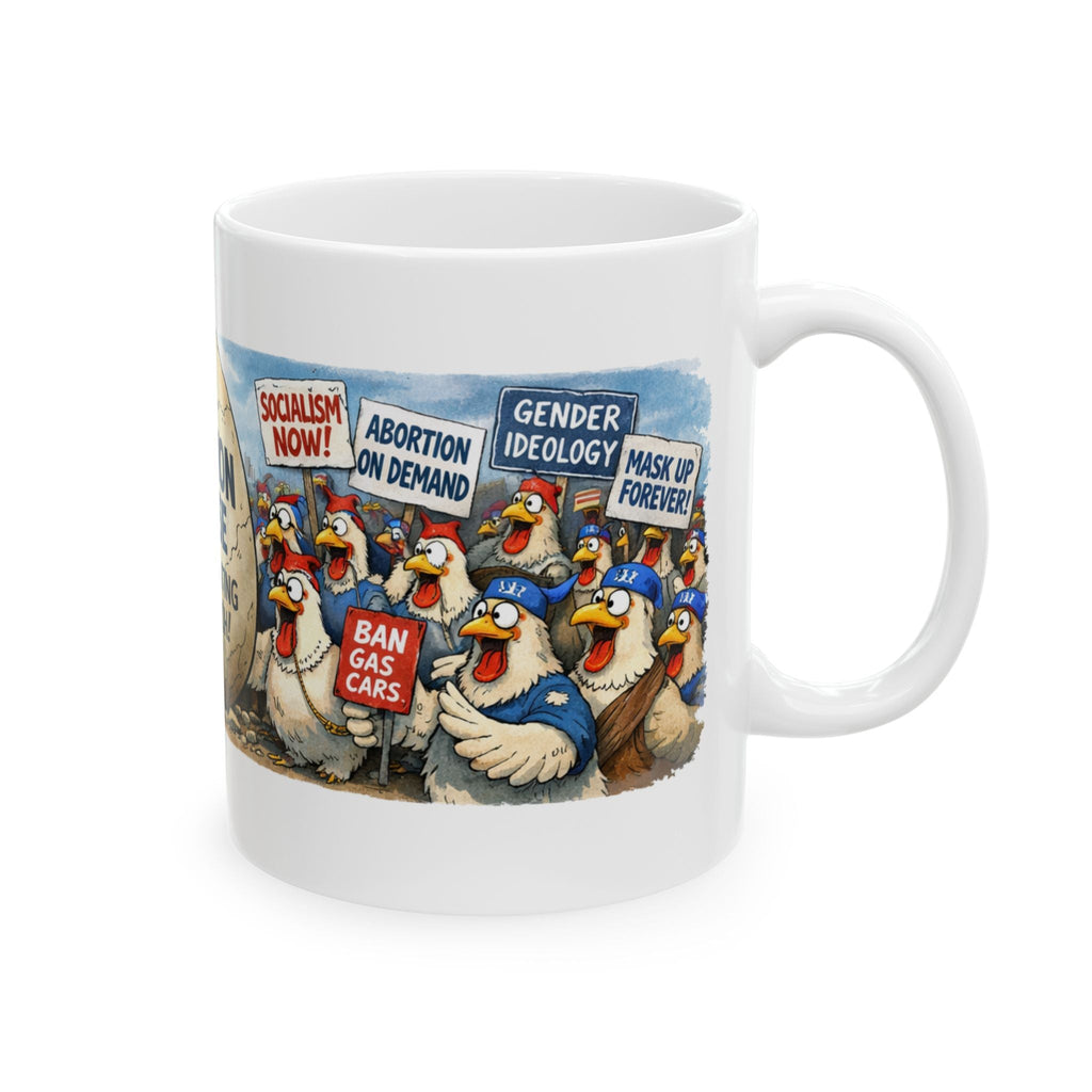 Capitol Coop – Common Sense Still Waiting Mug - Americas RAGING Politics Hoodie - Americas RAGING Politics