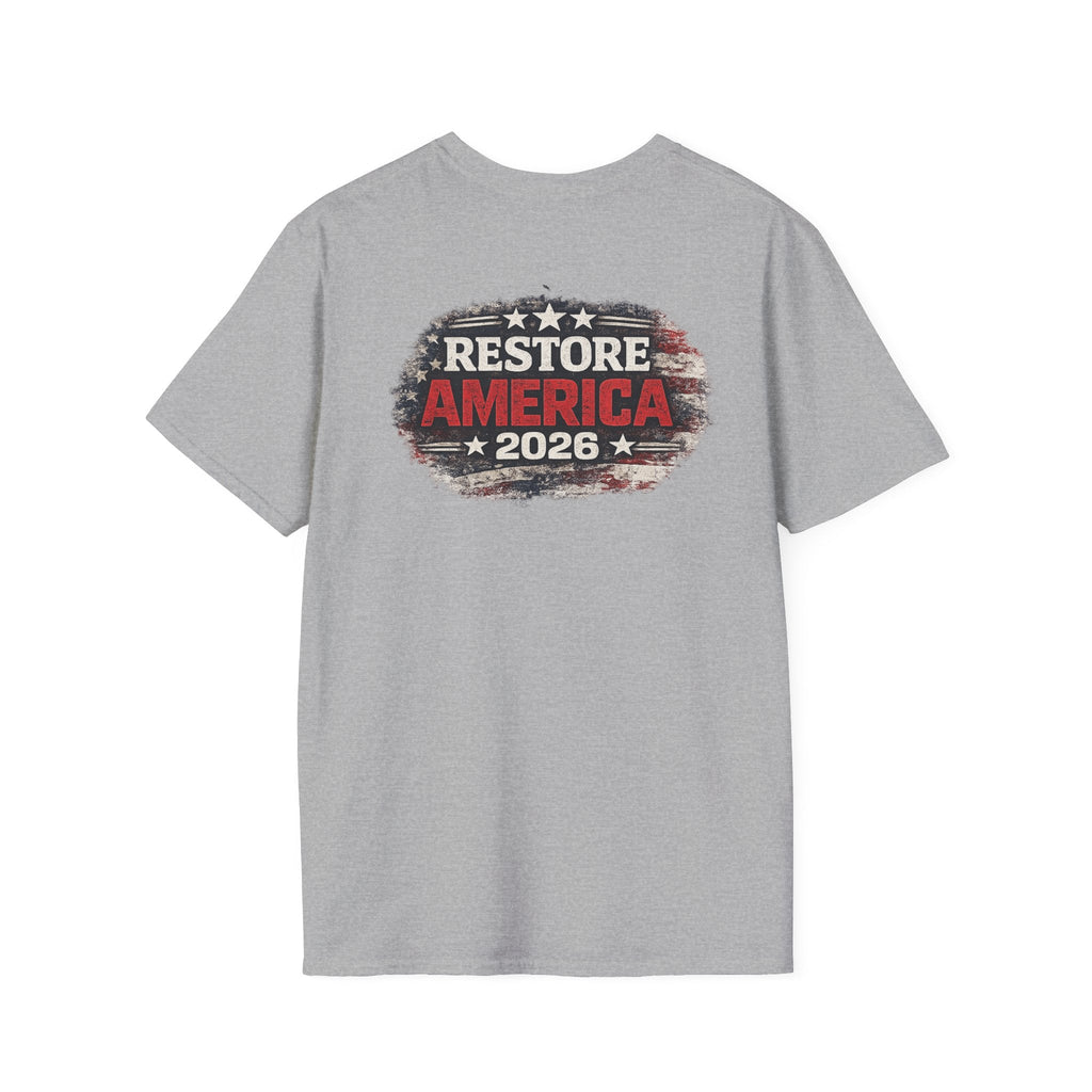 Unisex Softstyle T-Shirt - Americas RAGING Politics