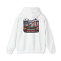 America 250th Anniversary Hoodie – Patriotic Eagle & Flags Sweatshirt - Americas RAGING Politics