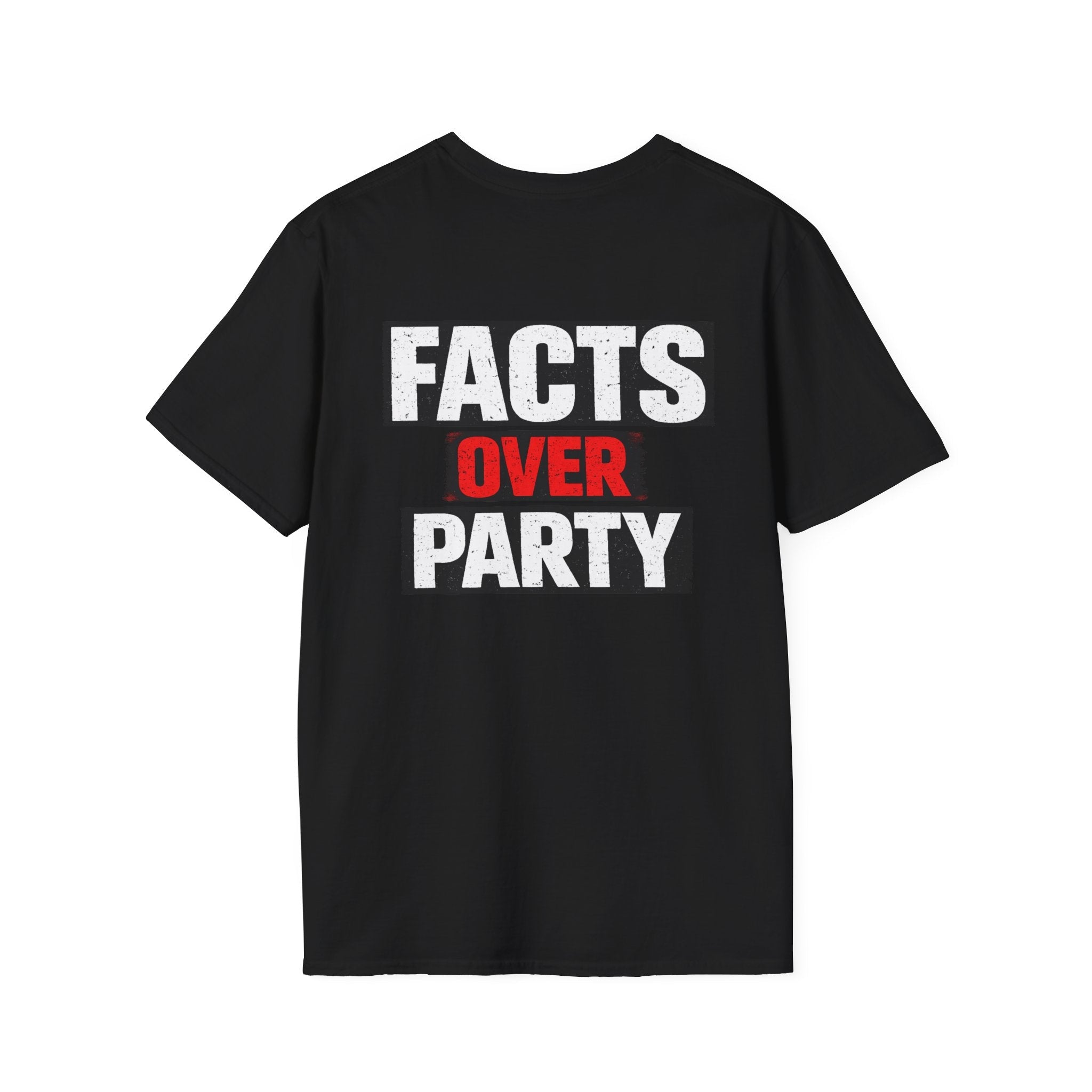 Facts Over Party Graphic T-Shirt - Americas RAGING Politics