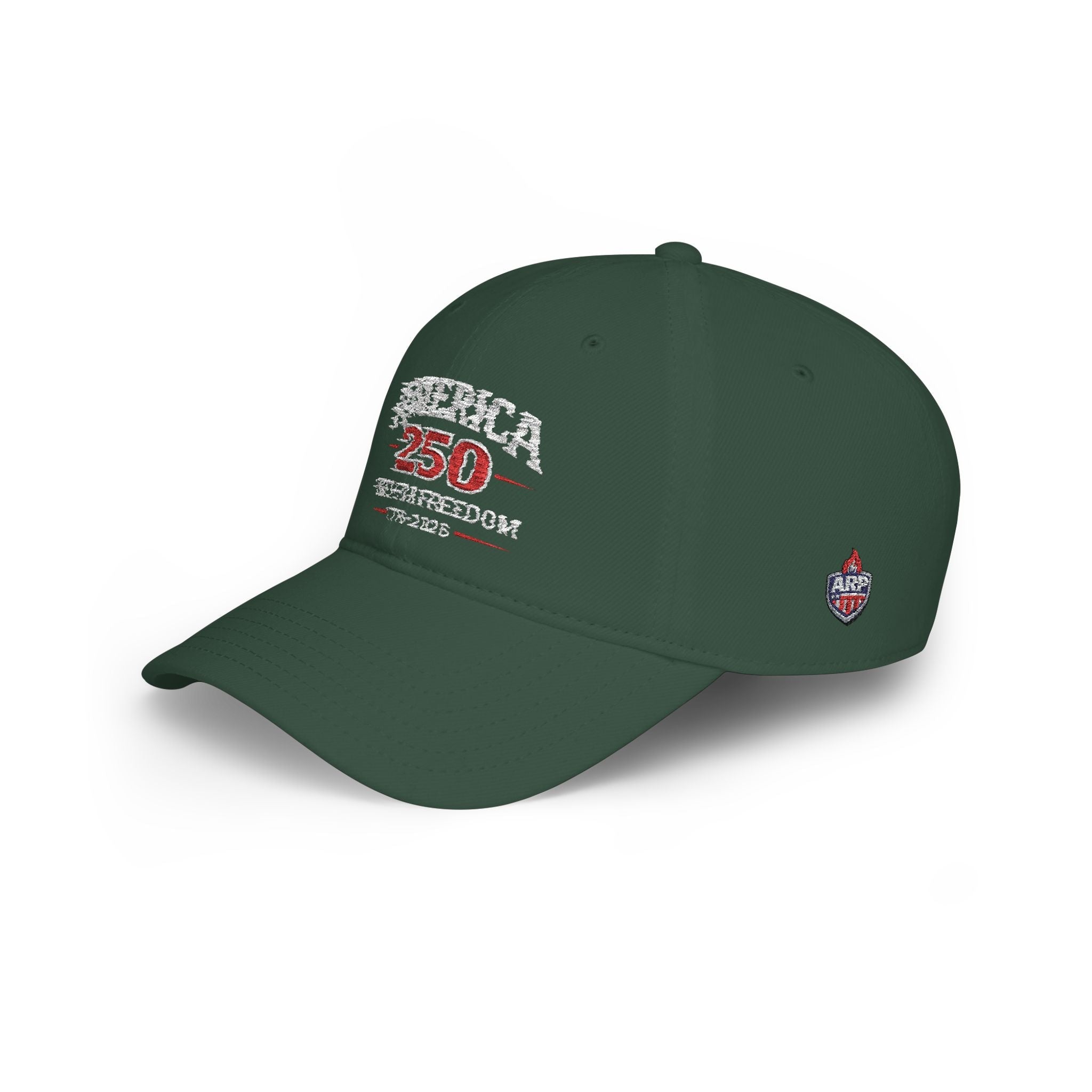 America 250 Low Profile Baseball Cap – Fight for Freedom 1776–2026 - Americas RAGING Politics